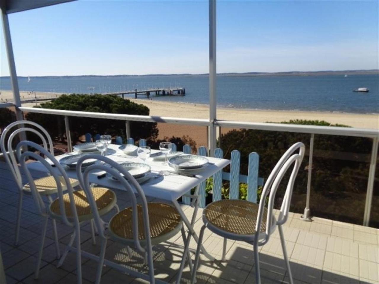 Appartement T3 Au Centre D'Arcachon Avec Vue Mer, Terrasse Et Parking Securise - Fr-1-374-74 Экстерьер фото